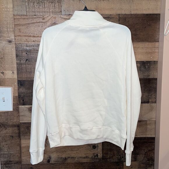 Peloton Incline Side Zip Pullover - Cream & Pink, NWT - Picture 8 of 11